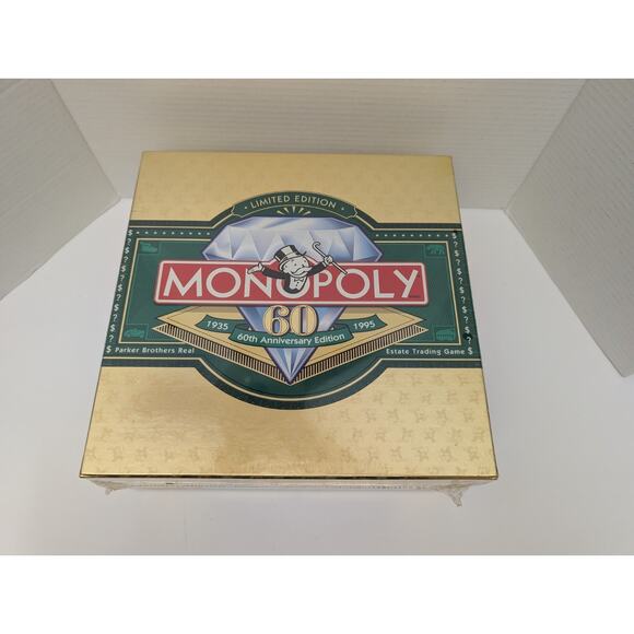 Monopoly 60th Anniversary Board Game (Limited Edition) New & Sealed - Picture 1 of 4